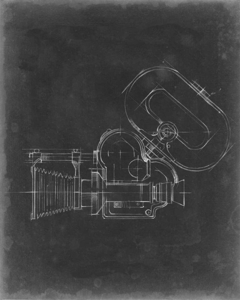 Wall art: Camera Blueprint V, by Harper, Ethan