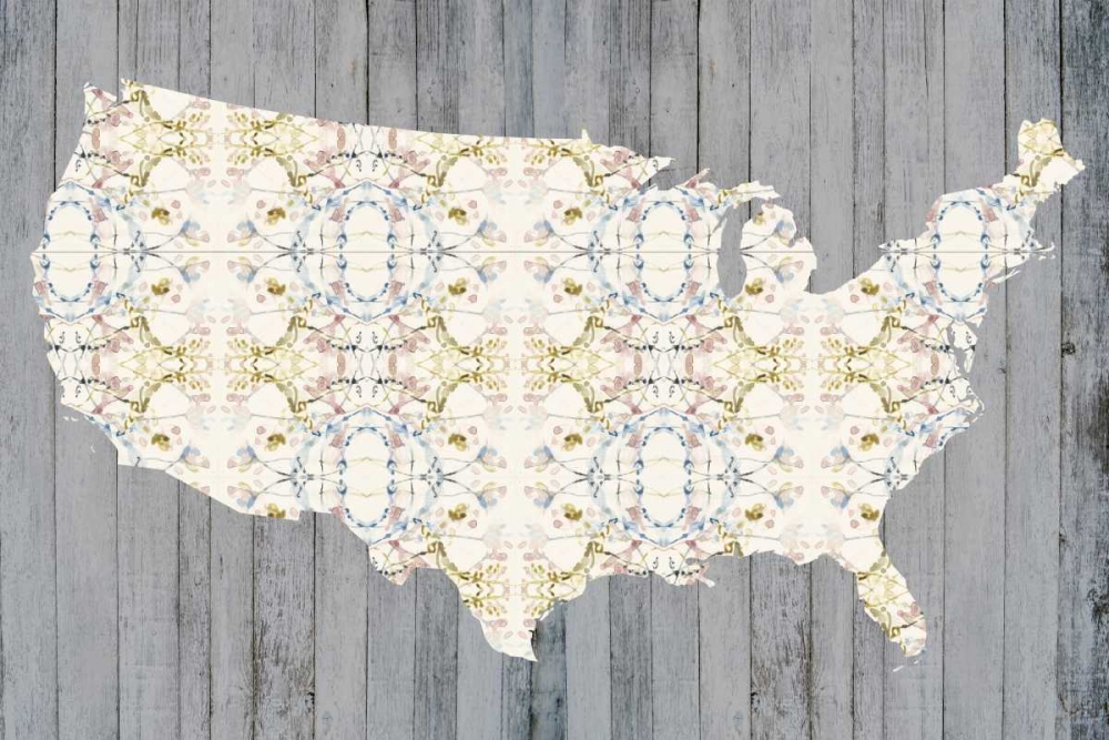 Art Print: Flower Map II