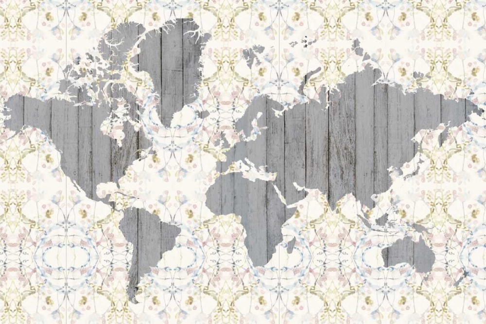 Art Print: Flower Map III