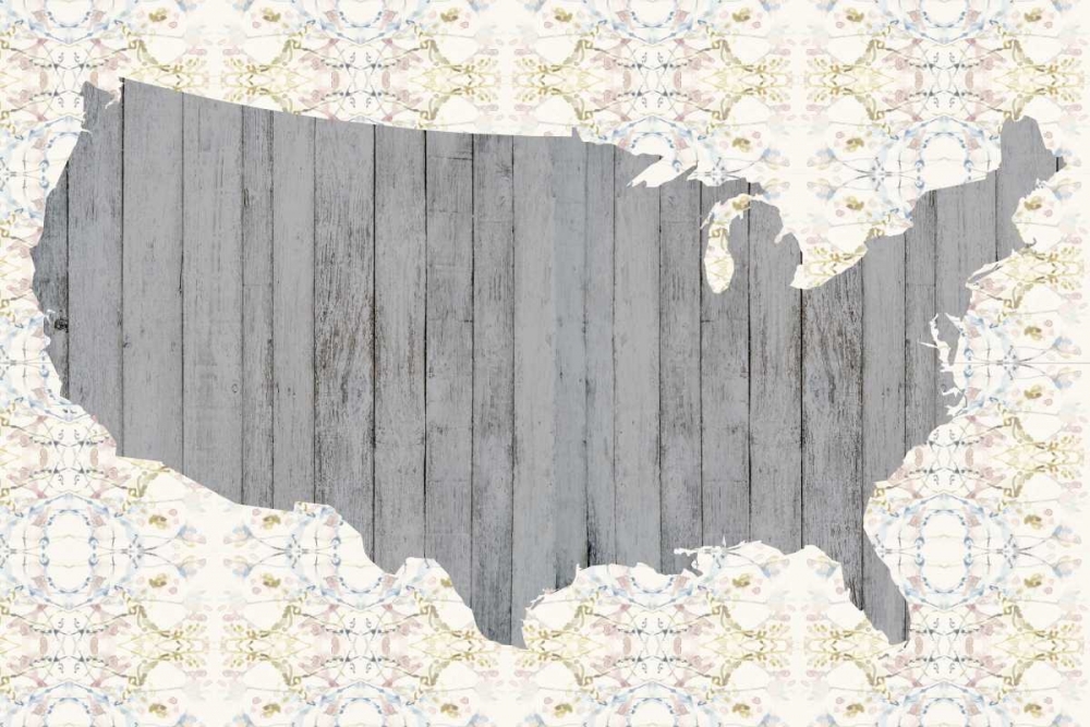 Wall Art Painting id:121457, Name: Flower Map IV, Artist: Goldberger, Jennifer