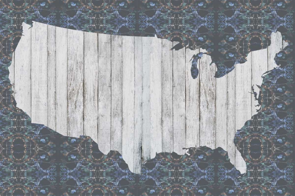 Art Print: Flower Map VI