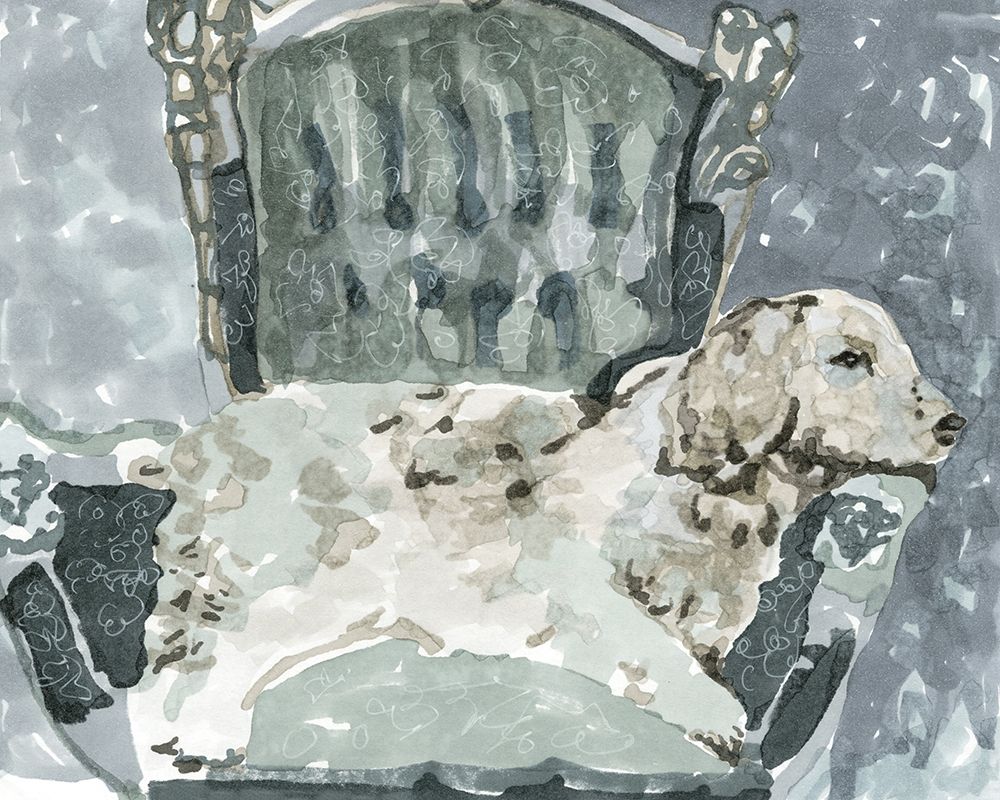 Wall Art Painting id:286098, Name: Dog Study II, Artist: Stellar Design Studio