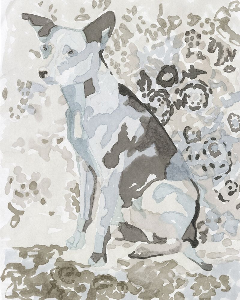 Wall Art Painting id:286100, Name: Dog Study IV, Artist: Stellar Design Studio