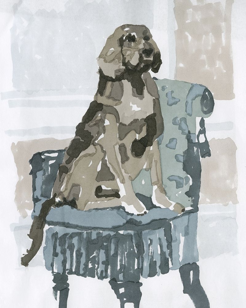 Wall Art Painting id:286101, Name: Dog Study V, Artist: Stellar Design Studio