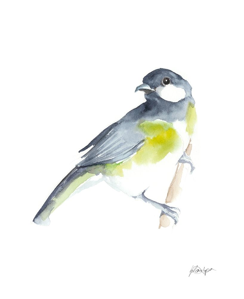 Art Print: Watercolor Songbirds II