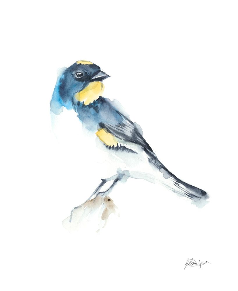 Art Print: Watercolor Songbirds III