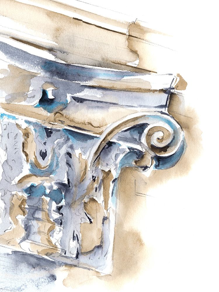 Wall Art Painting id:275776, Name: Architectural Watercolor Sketch I, Artist: Harper, Ethan