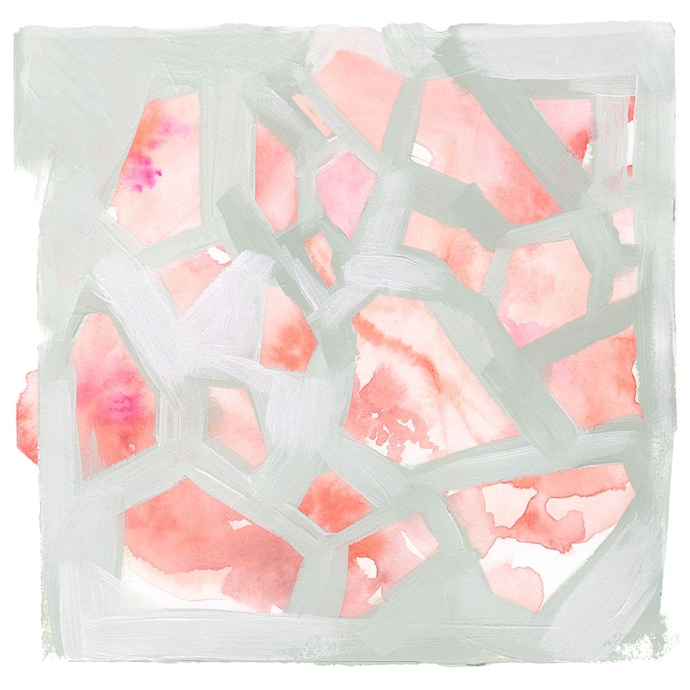 Wall art: Pink Salt Shards II, by Parker, Jennifer Paxton