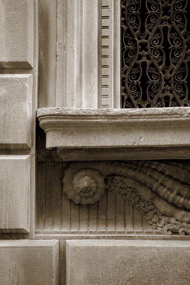 Art Print: Architecture Detail in Sepia I