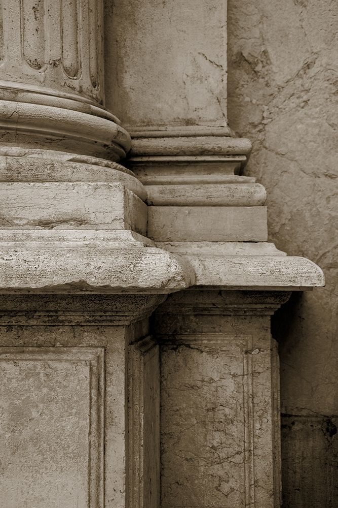 Art Print: Architecture Detail in Sepia IV