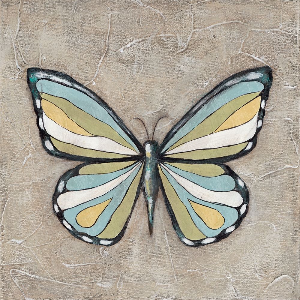 Art Print: Graphic Spring Butterfly II