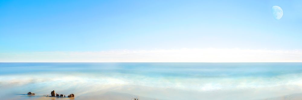 Art Print: Beachscape Panorama IX