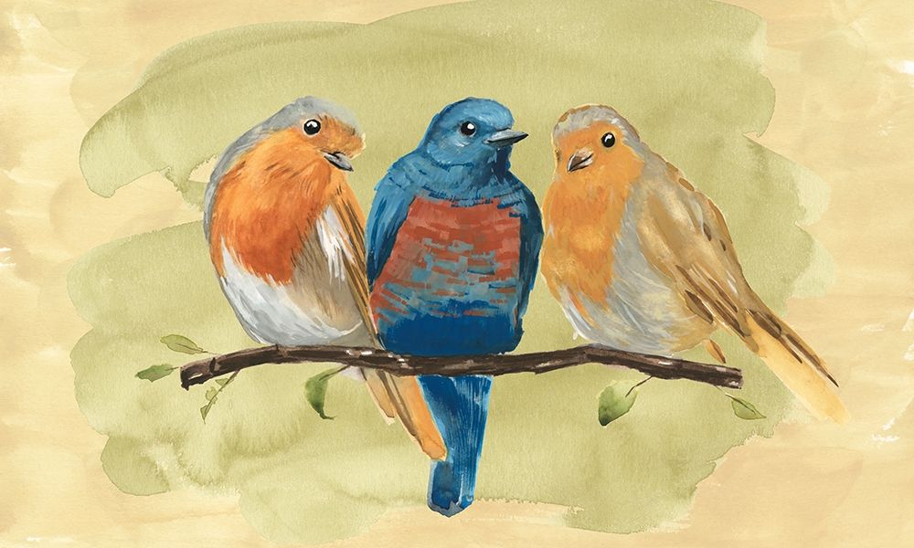 Art Print: Bird Perch II