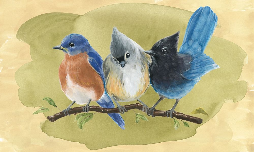 Art Print: Bird Perch III