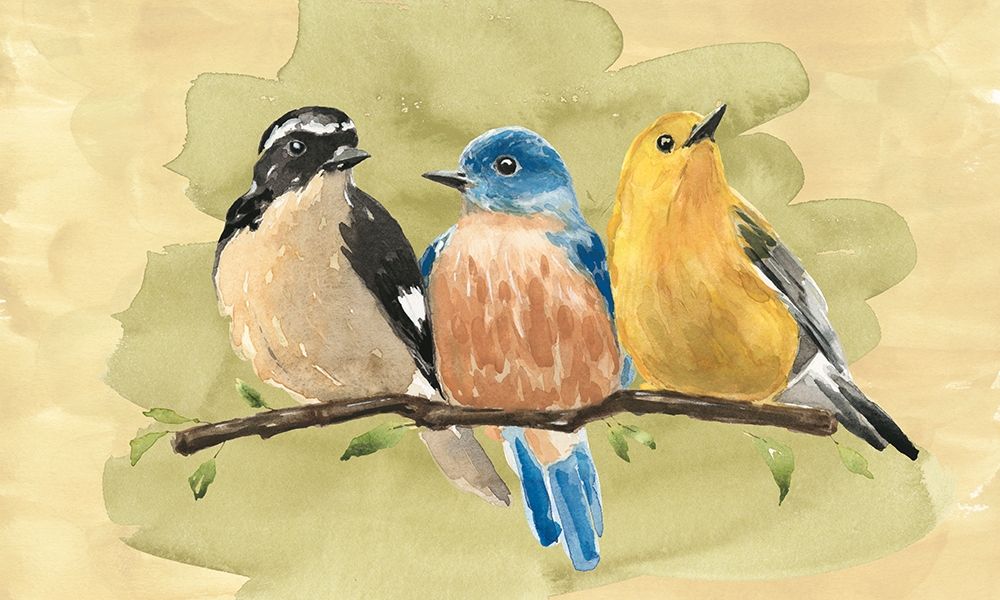 Art Print: Bird Perch IV