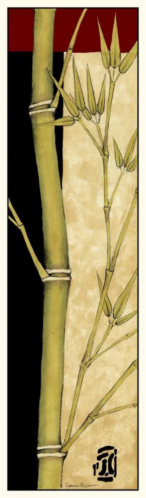 Wall Art Painting id:38159, Name: Meditative Bamboo Panel III, Artist: Goldberger, Jennifer