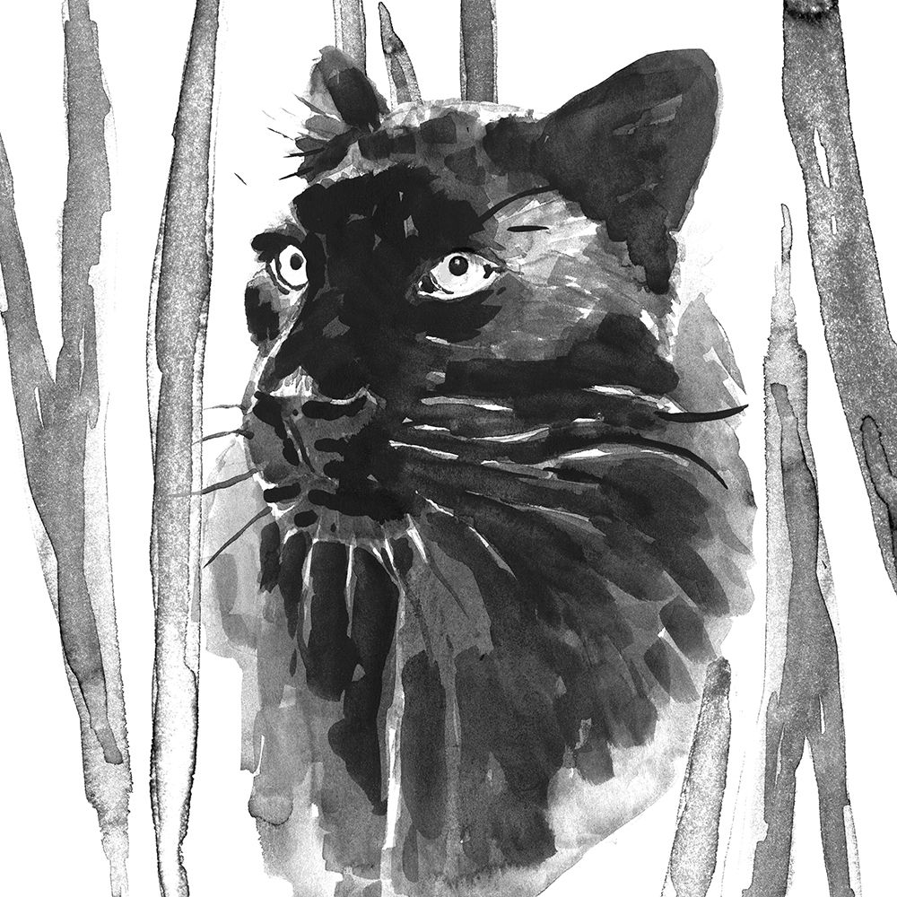 Art Print: Still Cat I