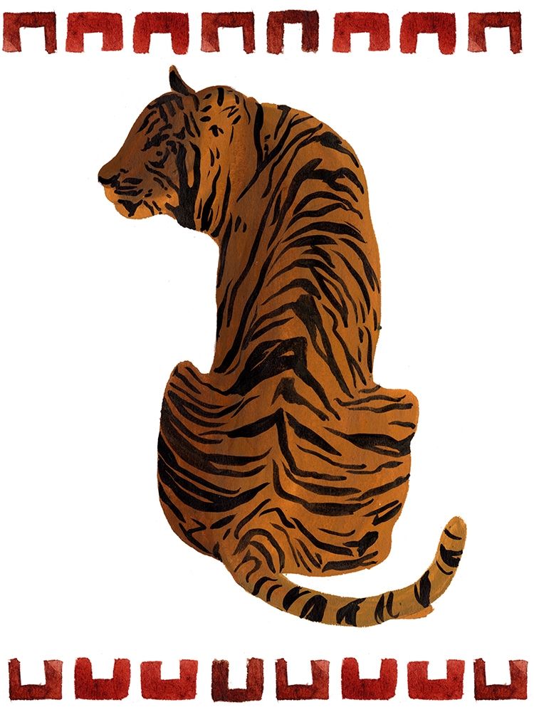 Wall Art Painting id:313757, Name: Asian Tiger I, Artist: Wang, Melissa
