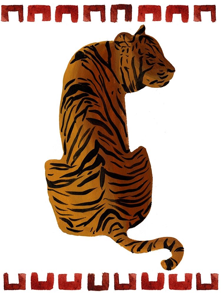 Wall Art Painting id:313758, Name: Asian Tiger II, Artist: Wang, Melissa