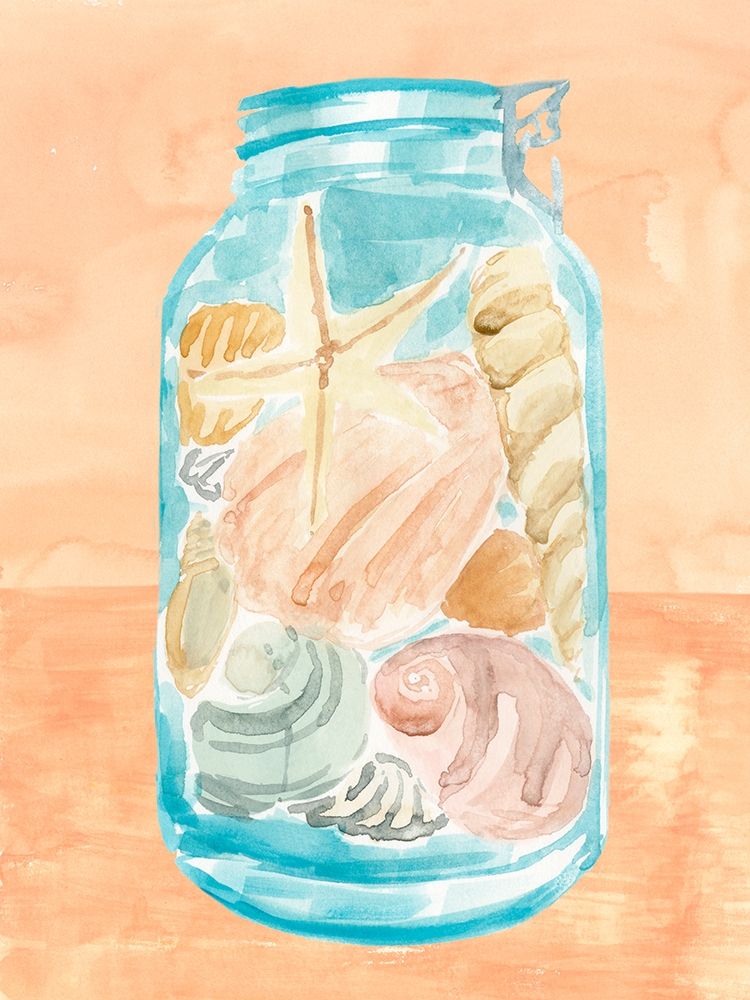 Art Print: Shell Collecting I