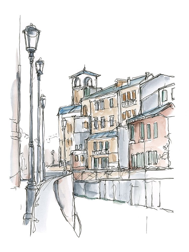 Wall Art Painting id:314089, Name: Watercolor Travel Sketchbook II, Artist: Harper, Ethan