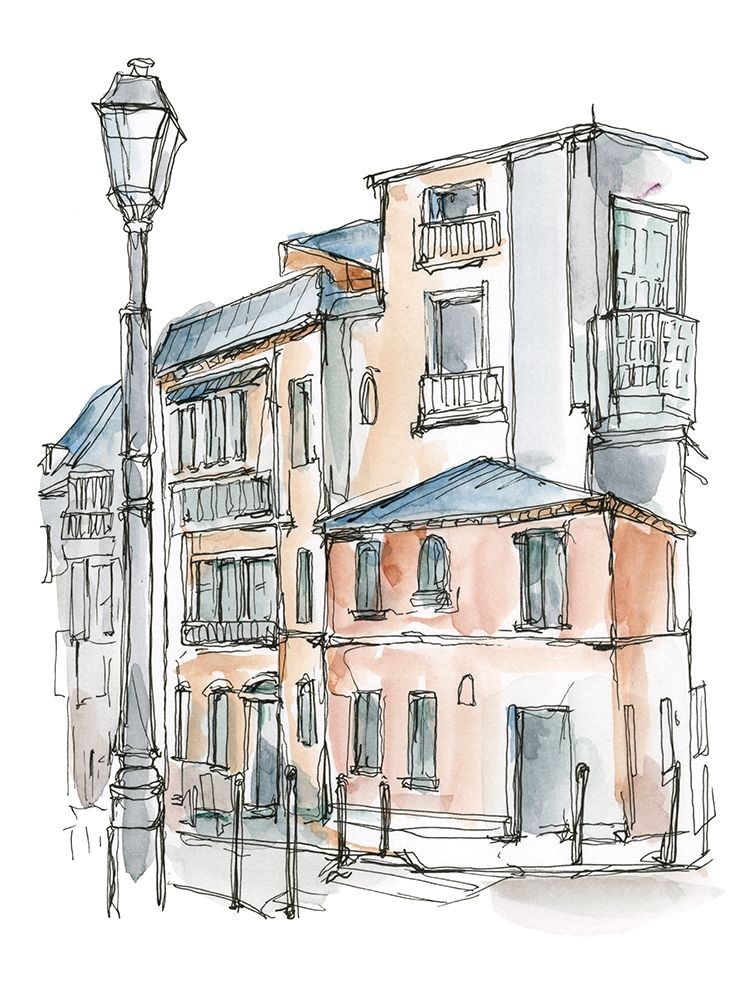 Wall Art Painting id:314090, Name: Watercolor Travel Sketchbook III, Artist: Harper, Ethan