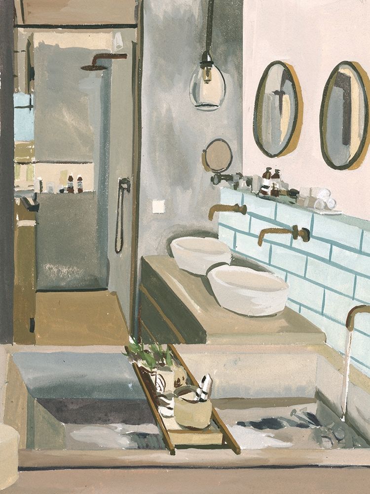 Wall Art Painting id:329135, Name: Stealing Moments II, Artist: Wang, Melissa