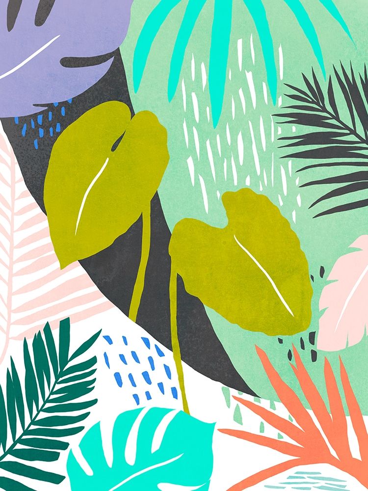 Art Print: Jazzy Jungle I