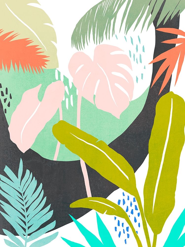 Art Print: Jazzy Jungle II
