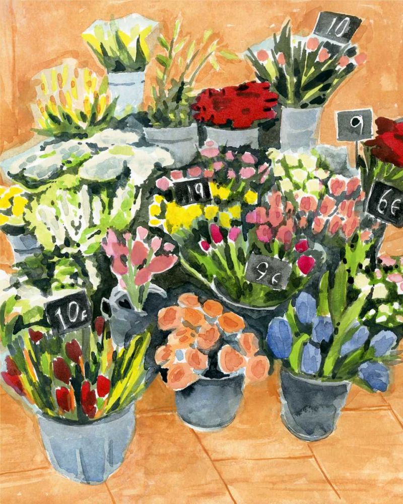 Art Print: Street Florist II