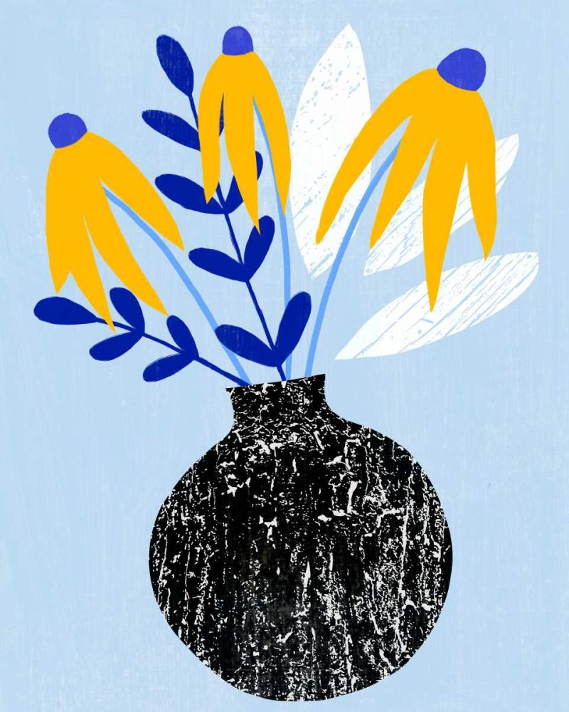 Art Print: Ruffled Vase I