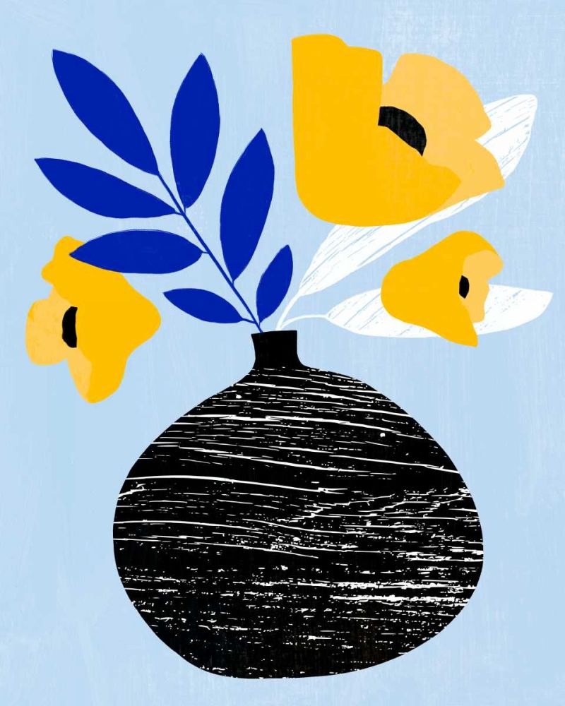 Art Print: Ruffled Vase IV