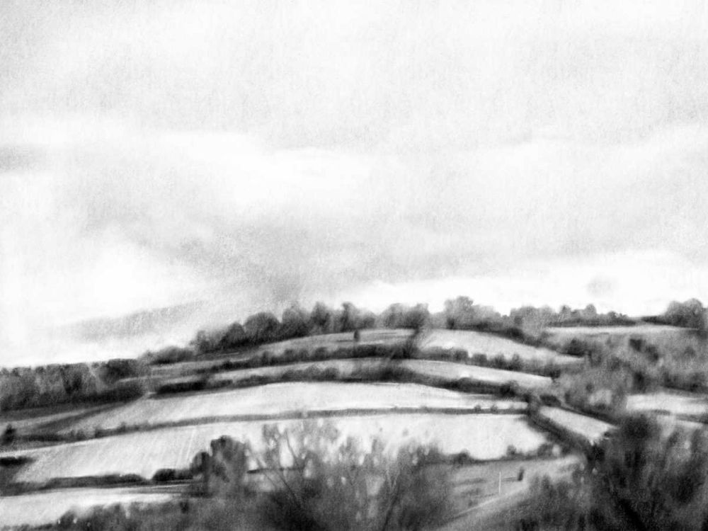 Wall art: Rolling Landscape Sketch II, by Caroline, Emma