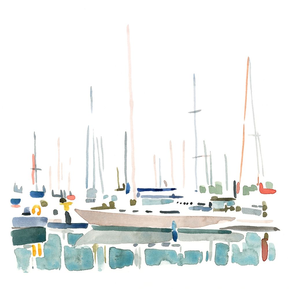 Art Print: Sailboat Scenery II