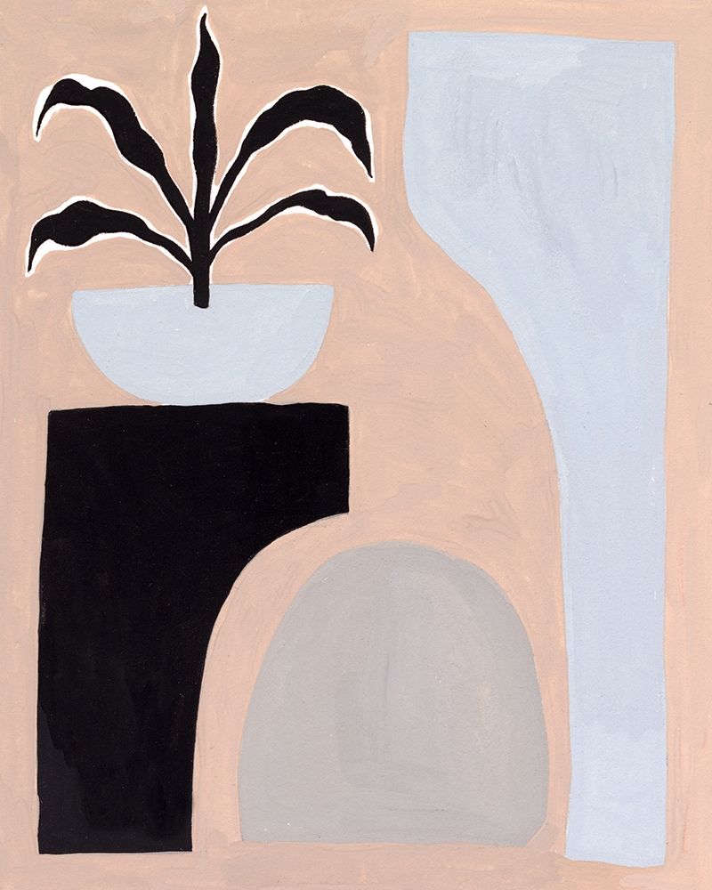 Wall Art Painting id:339891, Name: Pale Abstraction I, Artist: Wang, Melissa