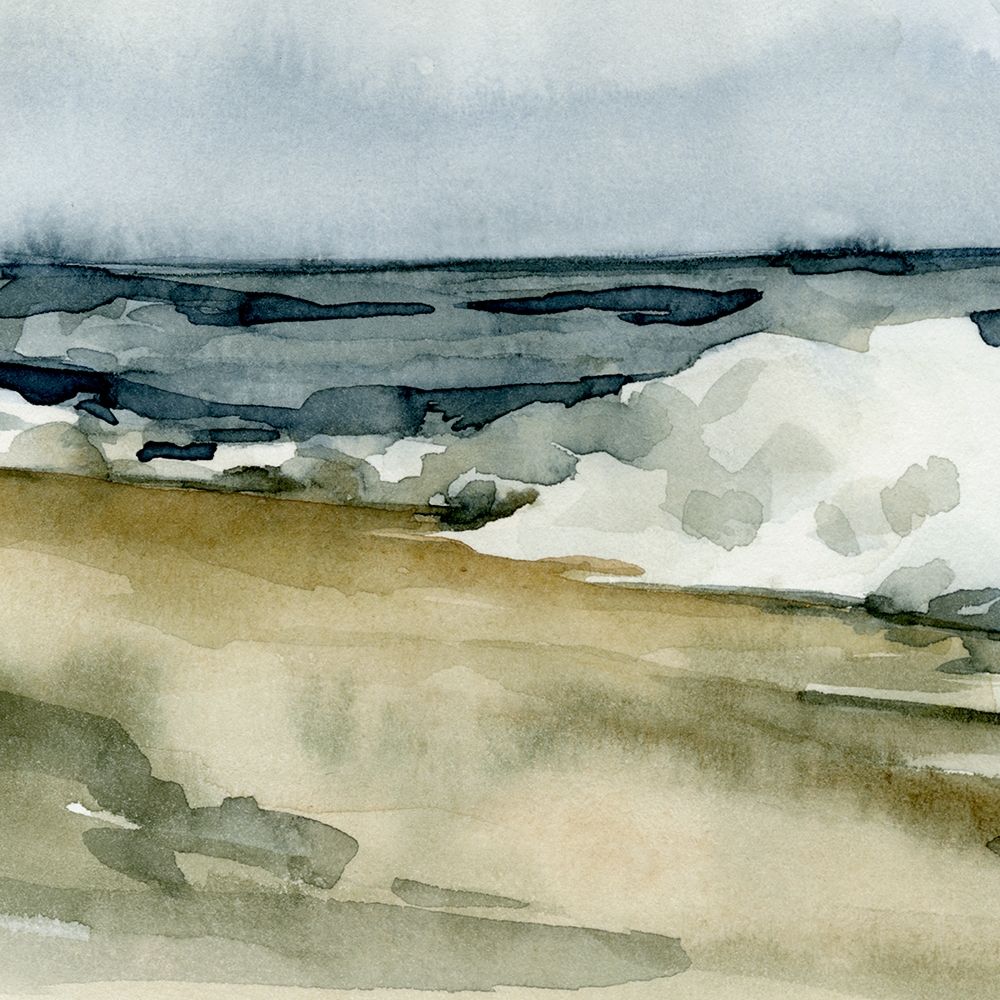 Art Print: Loose Watercolor Waves V