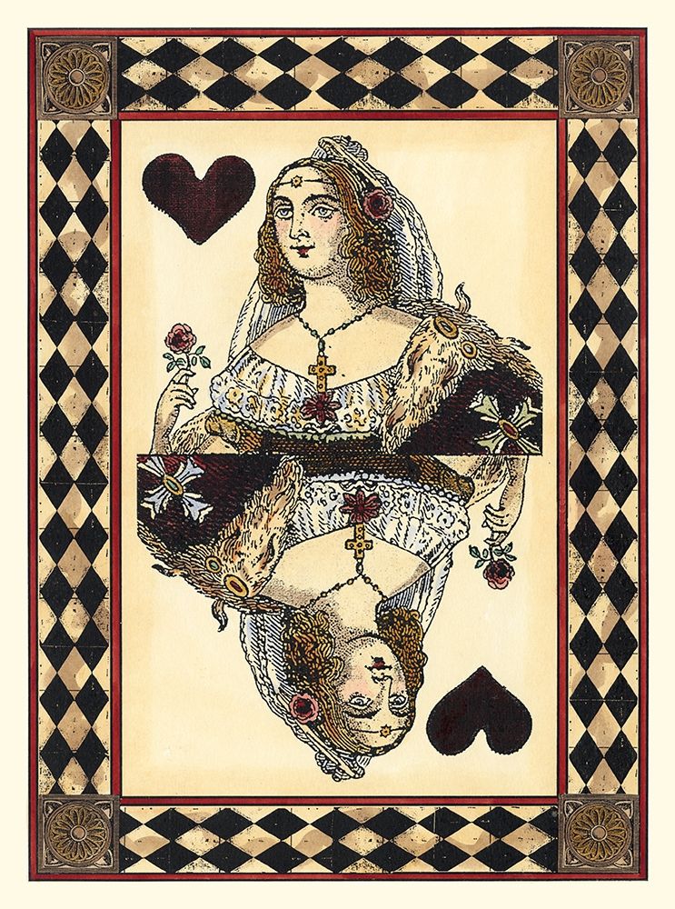 Art Print: Harlequin Cards IV