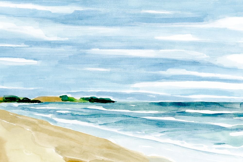 Art Print: Coastline Calm I