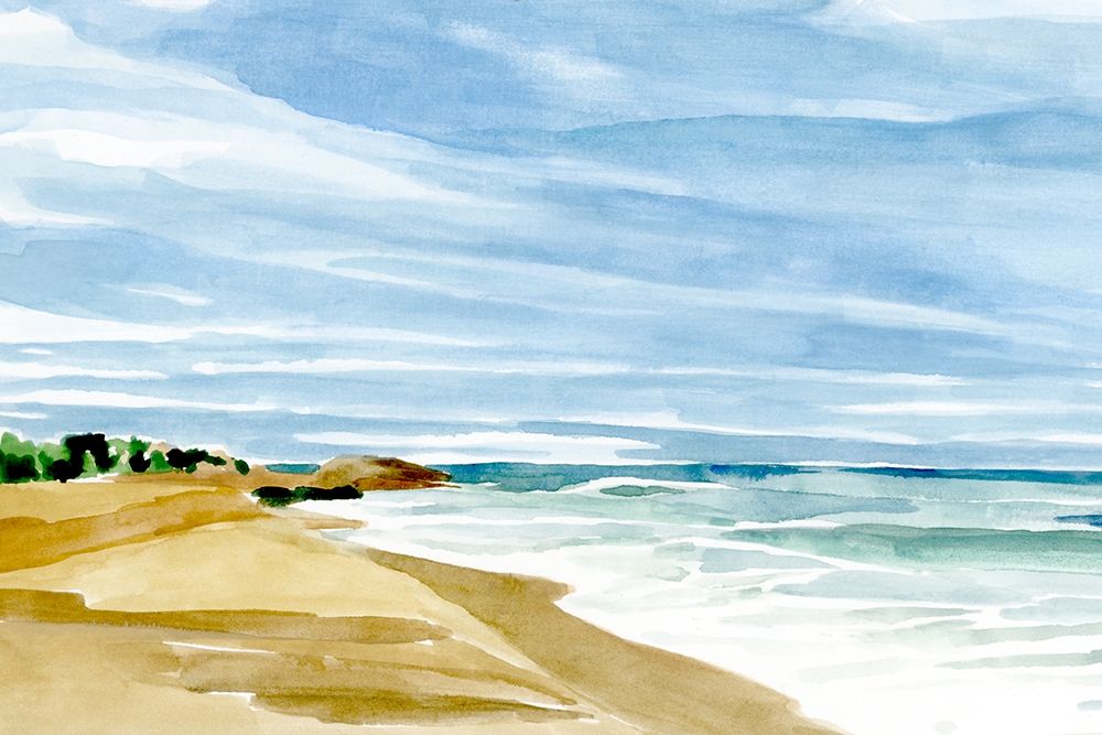 Art Print: Coastline Calm II