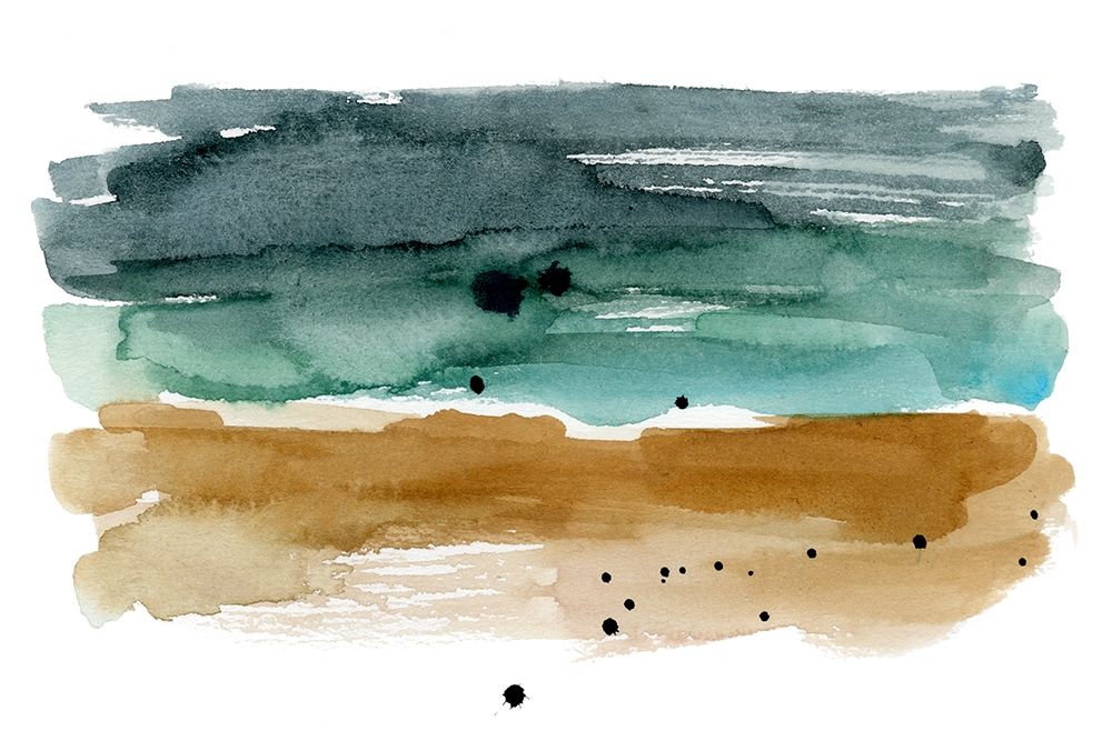 Art Print: Shoreline Strokes I