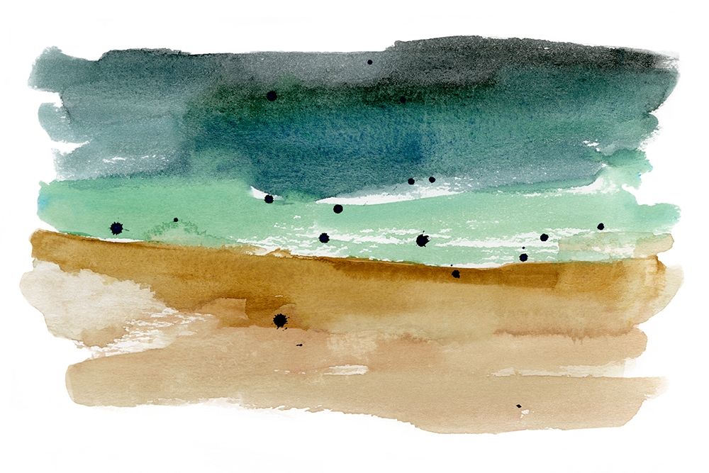 Art Print: Shoreline Strokes II