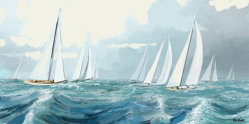 Wall Art Painting id:370083, Name: Sailing Ships I, Artist: Novak, Rick