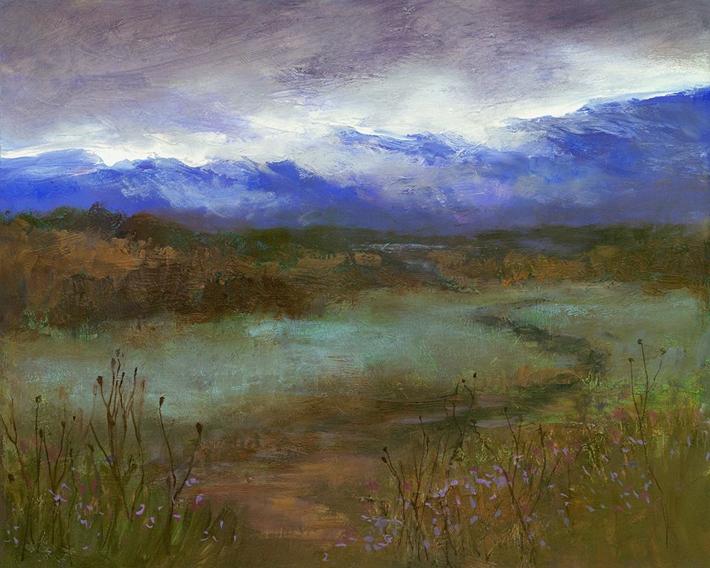 Art Print: Crystal Springs Path at Dusk