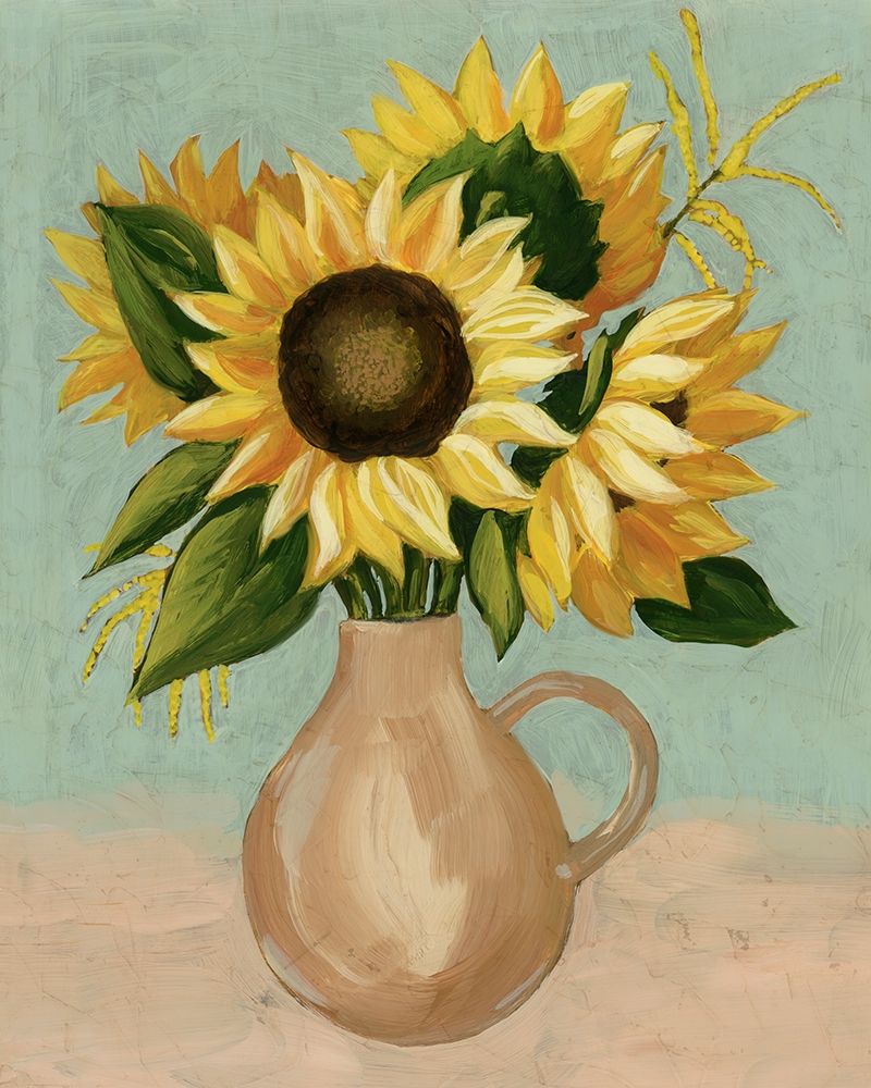 Wall Art Painting id:416395, Name: Sunflower Afternoon I, Artist: Popp, Grace