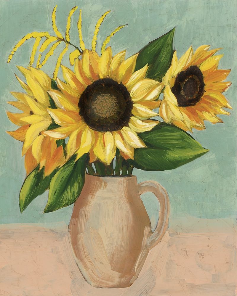 Wall Art Painting id:416396, Name: Sunflower Afternoon II, Artist: Popp, Grace
