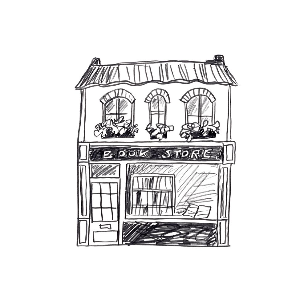 Art Print: Shopfront Sketches I