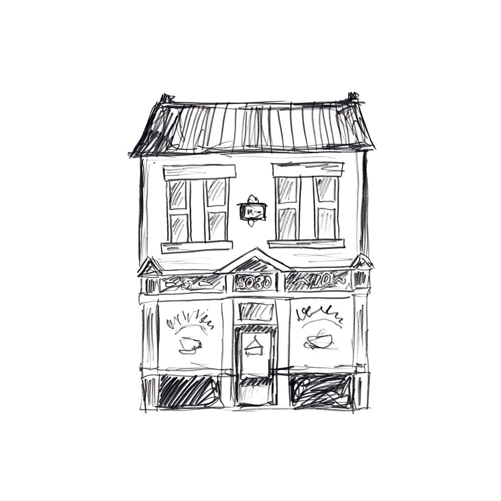 Art Print: Shopfront Sketches II