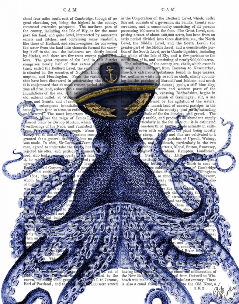 Art Print: Captain Octopus