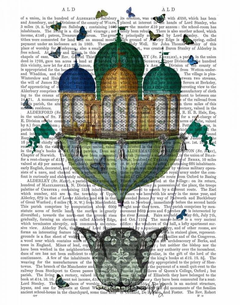 Art Print: Butterfly House