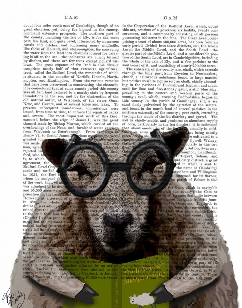 Art Print: Intelligent Sheep